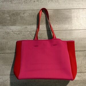 Summersalt Vibrant Pink Neoprene Tote Bag